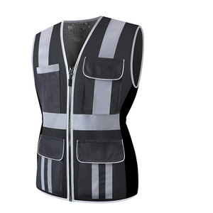 Nuevo chaleco de seguridad para mujer, a la moda, para trabajo en exteriores, construcción, seguridad, con bolsillos, precio al por mayor, chaleco de protección. - Product Image 3