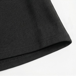 Jupe courte trapèze pour femme, noire unie, taille élastique, confortable, en tissu spandex et polyester, pour toutes les saisons - Product Image 6