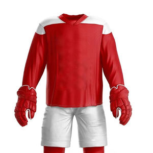 Uniforme de hockey sur glace unisexe à prix raisonnable, dernière mode, haute qualité, anti-plis, design tendance, 100% polyester - Product Image 4