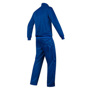 Ensemble de survêtement bleu uni pour homme, veste à fermeture éclair intégrale et pantalon long, tenue sportive - Product Image 6