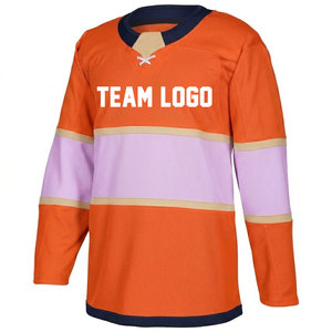 Wholesale Custom Ice Hockey Jersey <b>Men's</b> Printed Team Uniform <b>Mesh</b> Breathable Summer Anti-Bacterial Training Shirts for <b>Men</b> - Product Image 2