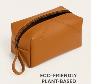 Bolsa de Viaje Ecológica de Cuero Vegetal, Organizador de Viaje de Cuero Vegano, Bolsa con Cierre de Cuero Vegetal Sostenible - Product Image 2
