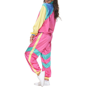Ensemble de survêtement en soie triple teinte 2 pièces, durable, avec logo, pour les loisirs, respirant, 100% soie - Product Image 2