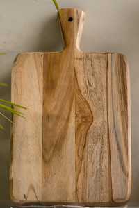 Solid Wooden Rectangle Chopping Board Durable Anti-Slip <b>Light</b> Weight Dishwasher Safe Easy Cut and Chop Vegetables Fruits Daily - Product Image 3