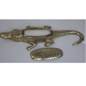 Portavelas de latón de estilo antiguo de alta calidad, portavelas cónico, acabado de latón de aluminio, decoración artística, portavelas moderno de Metal - Product Image 4