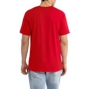 เสื้อยืดผู้ชาย ผ้าฝ้าย 100%  เสื้อยืดเปล่าสำหรับสกรีนโลโก้ เสื้อยืดเนื้อหนา ทรงไหล่ตก เสื้อยืดคอกลมคุณภาพสูงสำหรับผู้ชาย - Product Image 4