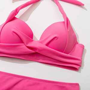 Ropa con Patrón Geométrico Asimétrico Innovador, Textil Transpirable y Ligero de Alto Rendimiento, Bikini de Playa para Mujer - Product Image 6