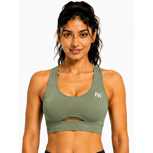 Custom Women Seamless Sports Bra High <b>Support</b> Yoga Fitness <b>Crop</b> <b>Top</b> Breathable Workout Gym Wear Private Label Sports Bra - Product Image 5