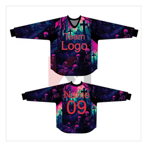 Servicio OEM, Jersey de Paintball de Manga Larga, Camiseta de Equipo Sublimada, Logotipo Personalizado, Marca Privada, Fabricante para Exportación - Product Image 1