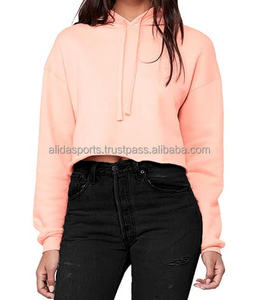 Sudadera bordada con hombros caídos para mujer, ropa informal 100% Original de algodón de secado rápido, sudadera bordada con forro anticontracción - Product Image 1