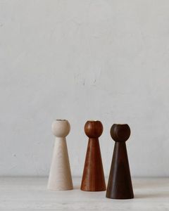 Luxury Wooden <b>Candle</b> Stand Handmade Home Decor Accessory Eco Friendly Wooden <b>Candle</b> Holder for Modern Interior Decor - Product Image 5