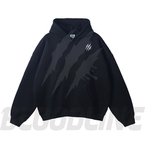 Sudadera con Capucha Unisex de Corte Regular Bloodline International, 100% Algodón Felpa, Estilo Hip Hop, Color Sólido, Bolsillo Frontal con Logotipo - Product Image 6