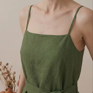 Modern Top Quality Trending Vneck Long-sleeve Floral Embroidery Loose Ukraine Dresses Spring Autumn Women Casual Beach With Belt - Product Image 1