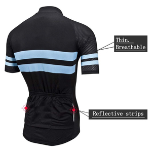 Nouvelle Arrivée Vêtements de Sport Respirants Personnalisés Combinaison de Cyclisme à Manches Courtes Uniforme de VTT Bretelles Confortables 100% Nylon Bas Prix - Product Image 3