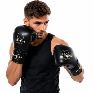 Professional Leather Boxing <b>Gloves</b> Adult Training <b>Gloves</b> Shock Absorption Comfortable Fit Adjustable for Closure Unisex - Product Image 2