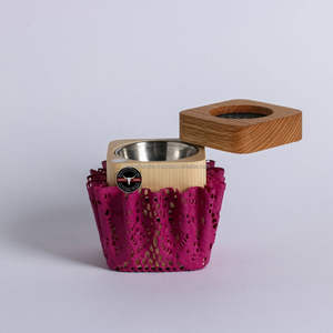 Support d'encens en bois d'acacia et résine artisanale Premium Dantelle Courbé et Sûr pour bâtonnets d'encens Oud, aromathérapie religieuse - Product Image 5