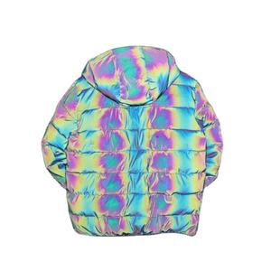 Chaqueta Bomber Acolchada Reflectante de Alta Calidad para Hombre, Chaqueta de Invierno Cálida con Capucha, Resistente al Viento, Ecológica, Forrada de Lana - Product Image 2