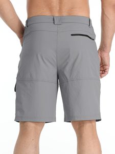 Pantalones cortos informales para hombre, listos para el verano, con tela duradera y elástica, material transpirable y estilo clásico - Product Image 3