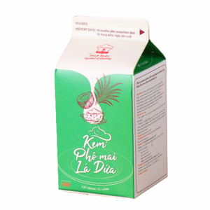 Crema No Láctea a Granel para Bebidas, Envío Global, Venta al por Mayor, HALAL OEM/ODM, Crema Saborizada de Queso Pandan 500G para Café y Té con Leche Caliente - Product Image 1
