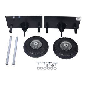 600lb Panel <b>Dolly</b> <b>with</b> 10in. Pneumatic <b>Wheels</b> for Moving Heavy Panels - Product Image 5