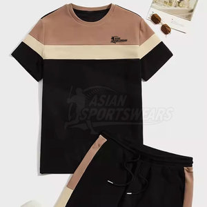 Prix d'usine, qualité supérieure personnalisée, ensemble de shorts pour hommes en coton 100% de couleur unie, imprimé avec logo, décontracté pour l'été - Product Image 3