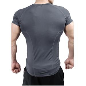 Camiseta Deportiva Casual de Compresión con Cuello en V para Hombre - Tejido de Alto Rendimiento - Camiseta Interior Atlética de Corte Ajustado - Product Image 4