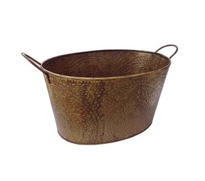 Bac à boissons en métal gaufré de luxe pour les applications intérieures, extérieures et de restauration - Product Image 2
