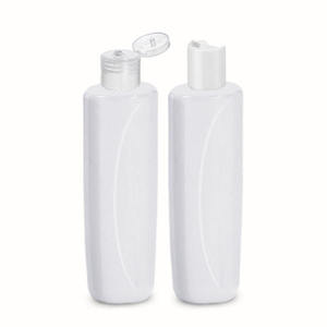 UV Resistant HDPE <b>Plastic</b> 450ML Oval Flat Cosmetic Material Leakproof <b>Disc</b> Silk Screen Printed Food Cap Pump Sprayer Bottle - Product Image 1