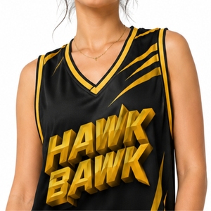 Camiseta Deportiva Personalizada para Mujer, sin Mangas, para Baloncesto, de Tela Transpirable, Secado Rápido, Ajuste Atlético y Ligero - Product Image 4