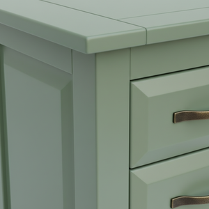 Mesa de Centro Moderna con 3 Cajones, Madera de Caucho y MDF, Mueble para Sala de Estar, Marca PKP, 1 Año de Garantía - Product Image 5