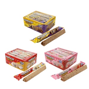 Venta Directa de Fábrica, Bocadillos de Chocolate OEM, Barras de Oblea Coreanas y Galletas Sandwich, Varios Sabores, Galleta Triangular de Chocolate - Product Image 5