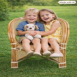 Fauteuil en rotin au design moderne avec pieds coniques pour la maison, le jardin et les cafés – Durable et confortable, logo en relief - Product Image 5
