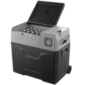 Frigorifero Portatile per Auto 12V 50L Monozona con Ruote e Maniglia, Congelatore 4F 68F con Spina EU per Applicazioni RV - Product Image 1