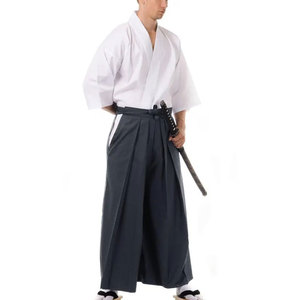 Conjunto de Uniforme Hakama de Algodón Elástico Transpirable de Diseño Personalizado de Alta Calidad y Ecológico para Karate, Judo, Kendo y Artes Marciales - Product Image 5
