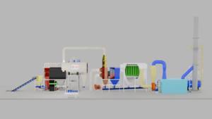 Sistema de Caldera Industrial Vertical de Lecho Fluidizado para Vapor de Tubos de Agua, Alimentado con Mazorca de Maíz - Product Image 5