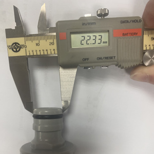 PLASTIC LARGE FLOW <b>QUICK</b> <b>CONNECTOR</b> FOR 1" HOSE - Product Image 2