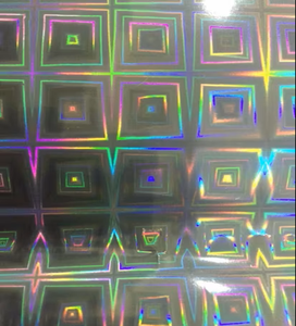 Custom Pattern PET & BOPP Holographic Film Bulk Metallized & Transparent Lamination Film for Gift Wrapping, <b>Labels</b> & <b>Packaging</b> - Product Image 2