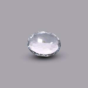 Natural Sky Blue Aquamarine 3.7 Carat Oval Cabochon Loose Gemstone for Fine Jewelry - Product Image 2