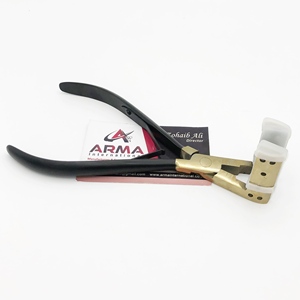 Pinzas para Extensiones de Cabello con Cinta Adhesiva de Acero Inoxidable de Grado Quirúrgico Profesional, Color Dorado Plasma con Negro, de Alta Calidad para Uso Comercial - Product Image 6