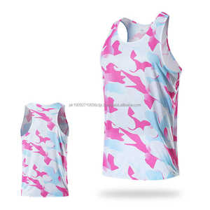 Camiseta sin mangas transpirable de secado rápido para hombre, informal, de punto, al por mayor, con logotipo personalizado, tejido ecológico y anticontracción - Product Image 6