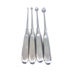 HARRAR HR-000023 Curetas Óseas Volkmann Manuales de Acero Inoxidable, Instrumento Dental -3-6, Certificación CE, Empuñadura Acolchada de Lujo - Product Image 1