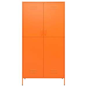 Armario Rectangular Grande de Acero con Recubrimiento en Polvo Naranja - Product Image 3