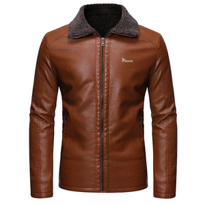 <b>Leather</b> <b>Jacket</b> Men Pu <b>Leather</b> <b>Jacket</b> Premium Quality Cowhide <b>Leather</b> <b>Jacket</b> For Man Men's Fashion Design New Arrival - Product Image 3