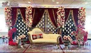 Moroccan Wedding Reception Party Stage Decor Toronto Luxury Moroccan Event Stage Backdrop for Wedding Reception USA - Product Image 2