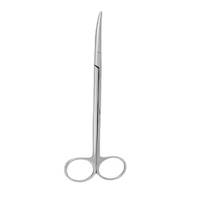 Ciseaux chirurgicaux courbés McIndoe 18 cm en acier, instruments chirurgicaux manuels par Metal Med - Product Image 1