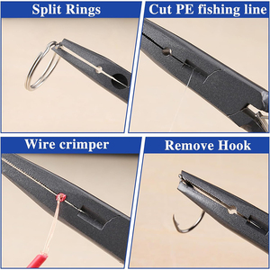 Alicates de Pesca al por Mayor, Accesorios de Pesca de Acero Inoxidable con Diseño Ergonómico y Antideslizante - Product Image 4