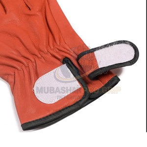 ถุงมือช่างหนังเกรดพรีเมียม ทนความร้อน กันลื่น พร้อมข้อมือเสริมความแข็งแรง ยืดหยุ่น กระชับมือ และคุณภาพเยี่ยม - Product Image 6