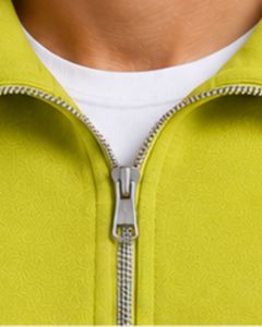 Lime Green <b>Men</b> Oversized Quarter Zip Sweatshirt <b>Pullover</b> Fleece Long Sleeve Casual Streetwear Sweater Custom Heavy Cotton Top - Product Image 3