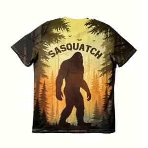 Vente en gros de t-shirts décontractés pour hommes ELIXE SPORTS, col rond, respirants, à séchage rapide, en polyester/coton tricoté, coupe régulière, pour la salle de sport et l'entraînement - Product Image 3