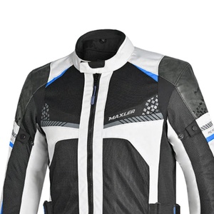 Motor Bike <b>Jacket</b> and <b>Motorcycle</b> Gear with Body Armor Foam Padding & Breathable Cordura Fabric, - Product Image 3